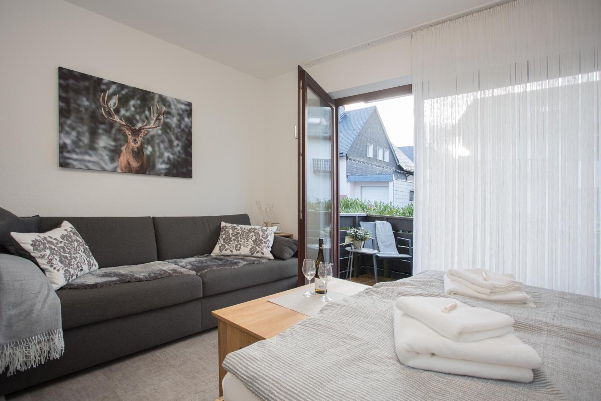 Deluxe Studio - City Center - 5 Min To Slopes - Am Kurpark - Free Parking Winterberg Exterior foto